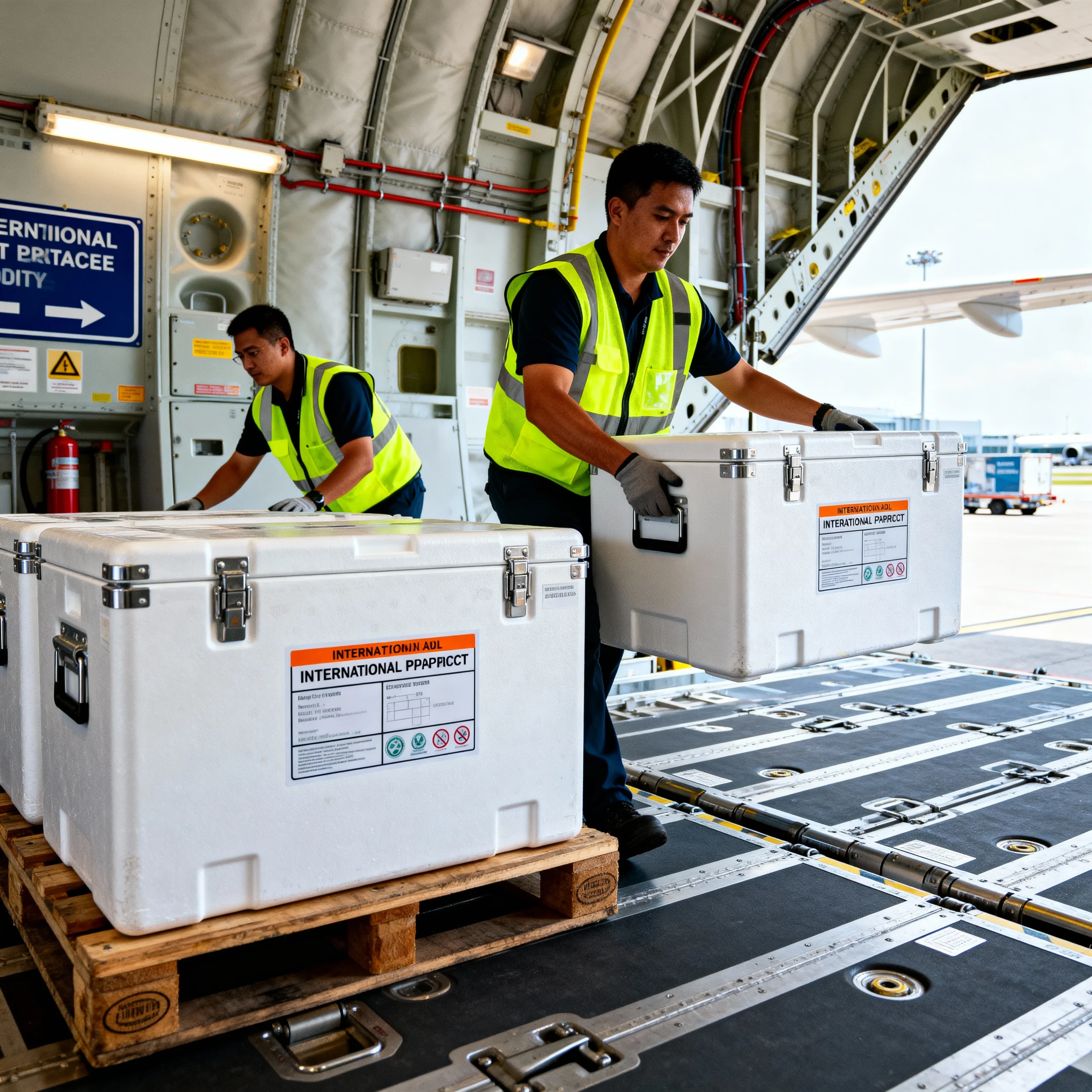 Logistics and compliance paperwork representing efficient export.